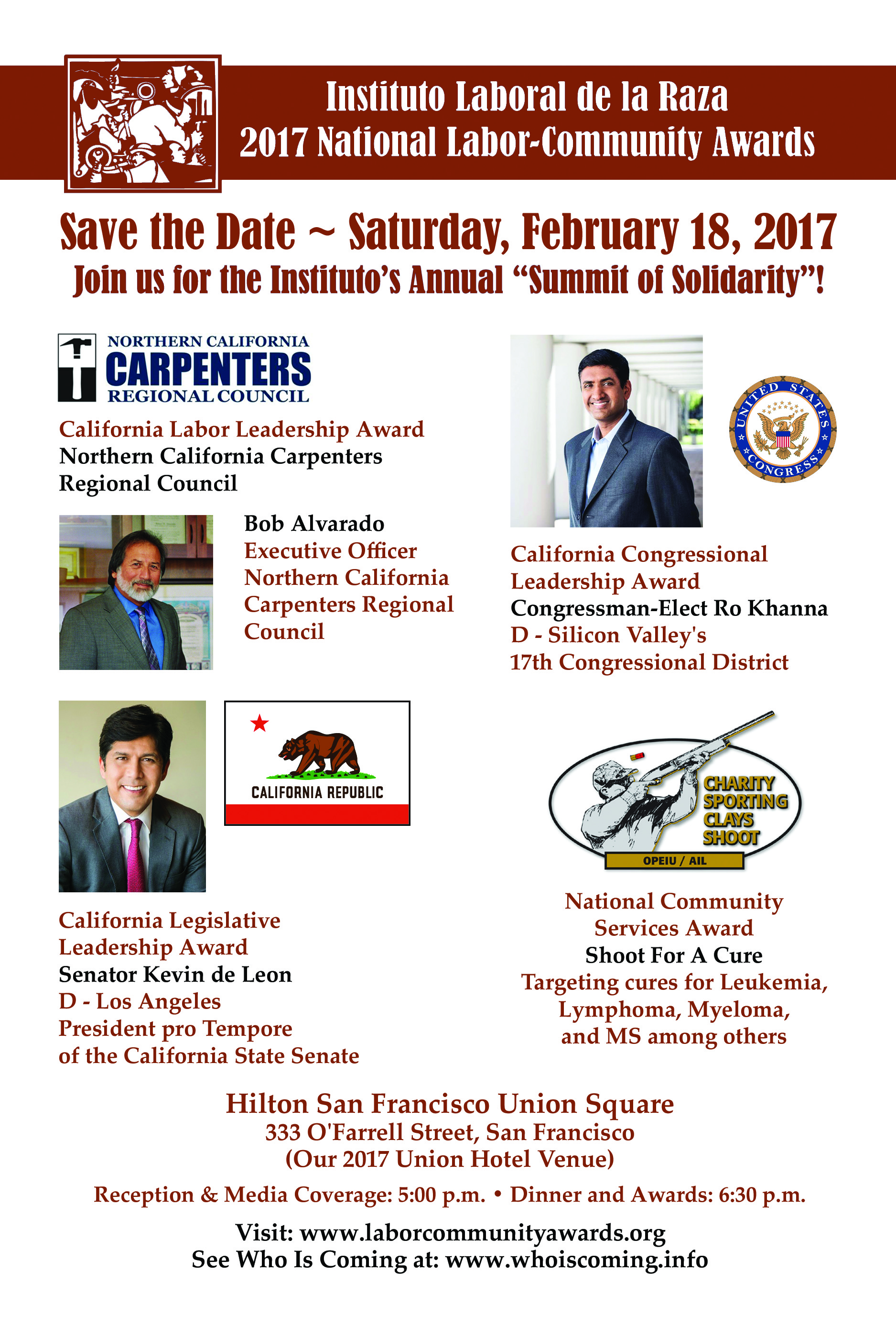 2017 national labor-community awards 2017 national labor-community awards
